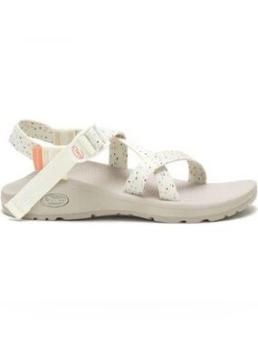 Chaco Women's Z/1 Adjustable Strap Classic Sandal in Confetti Cream Size 9